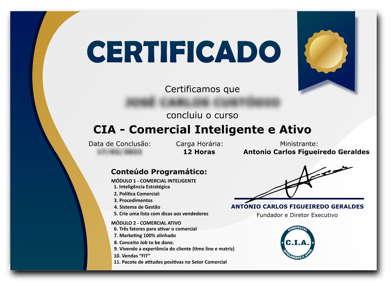 Curso CIA Certificado